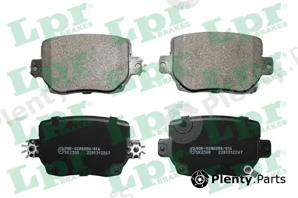 LPR 05P2267 — Brake Pad Set, disc brake