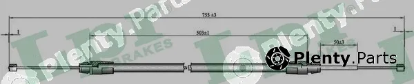 LPR C0013B — Cable Pull, parking brake