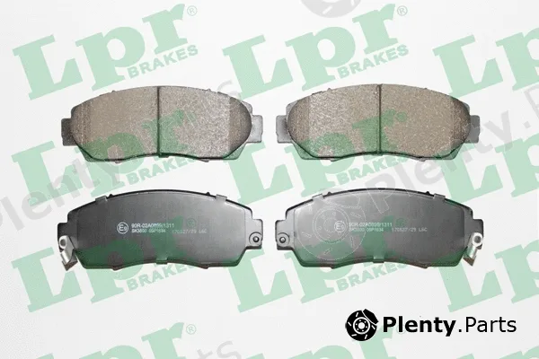 LPR 05P1634 — Brake Pad Set, disc brake