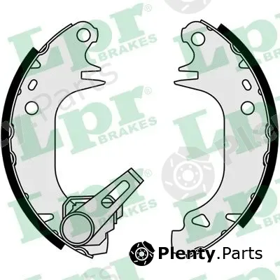 LPR 04930 — Brake Shoe Set