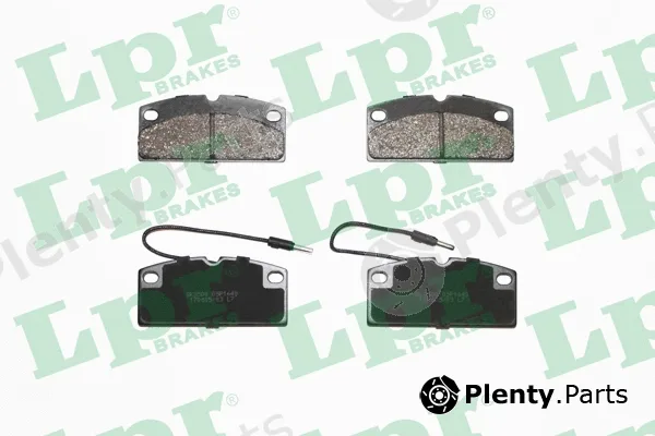 LPR 05P1649 — Brake Pad Set, disc brake