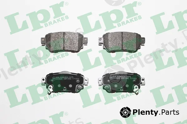 LPR 05P1992 — Brake Pad Set, disc brake