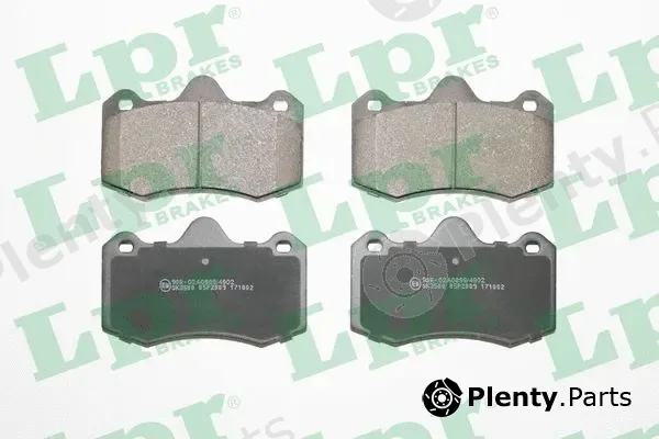 LPR 05P2009 — Brake Pad Set, disc brake