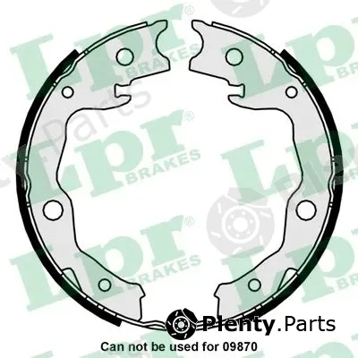 LPR 01034 — Brake Shoe Set, parking brake