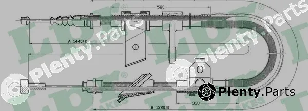 LPR C0022B — Cable Pull, parking brake
