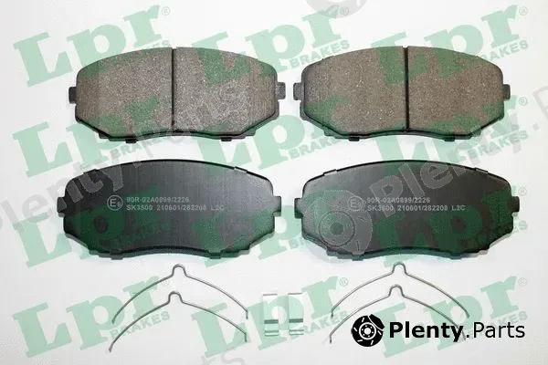 LPR 05P2208 — Brake Pad Set, disc brake