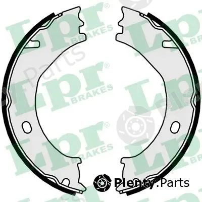 LPR 01021 — Brake Shoe Set, parking brake