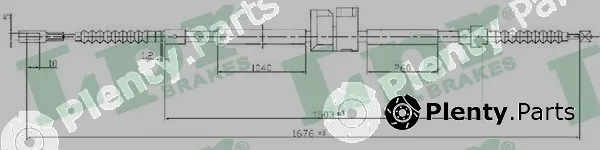 LPR C0062B — Cable Pull, parking brake