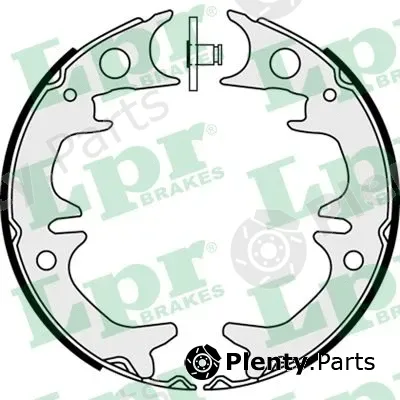 LPR 08380 — Brake Shoe Set, parking brake