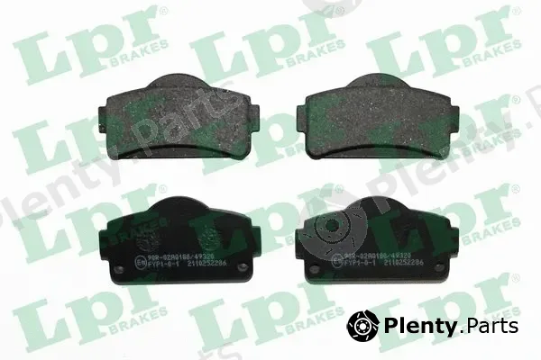 LPR 05P2286 — Brake Pad Set, disc brake
