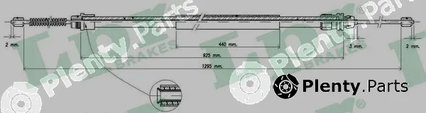 LPR C0740B — Cable Pull, parking brake