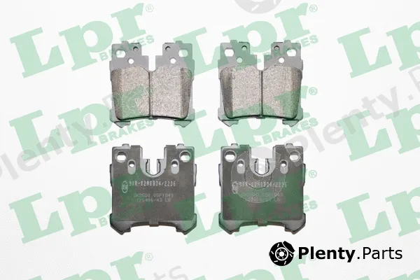 LPR 05P1849 — Brake Pad Set, disc brake