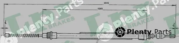 LPR C0726B — Cable Pull, parking brake