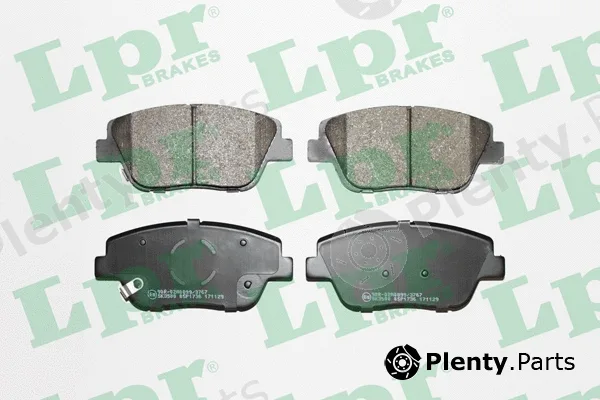 LPR 05P1736 — Brake Pad Set, disc brake