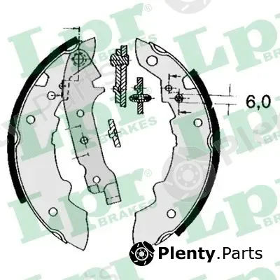 LPR 04470 — Brake Shoe Set