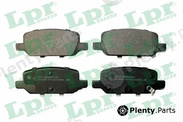 LPR 05P2266 — Brake Pad Set, disc brake