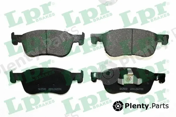LPR 05P2091 — Brake Pad Set, disc brake
