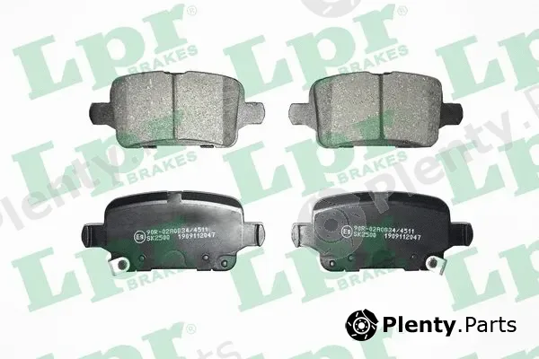 LPR 05P2047 — Brake Pad Set, disc brake