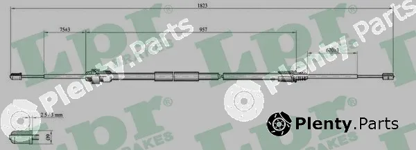 LPR C0002B — Cable Pull, parking brake