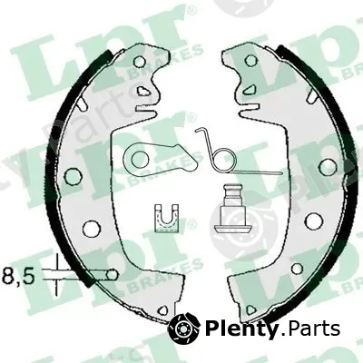 LPR 02971 — Brake Shoe Set
