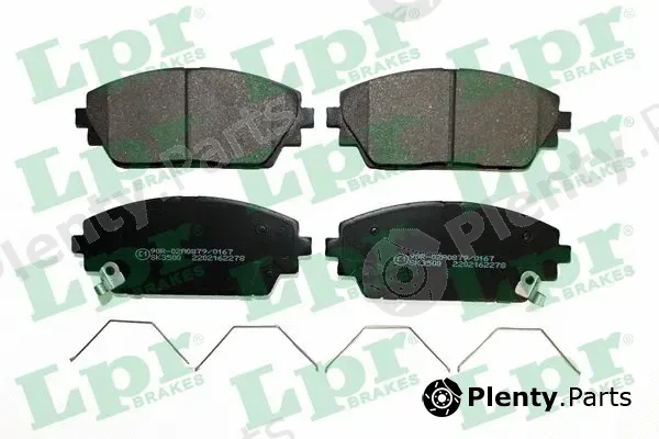 LPR 05P2278 — Brake Pad Set, disc brake