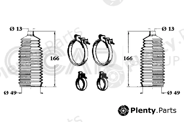 Ocap 0901691 — Bellow Kit, steering