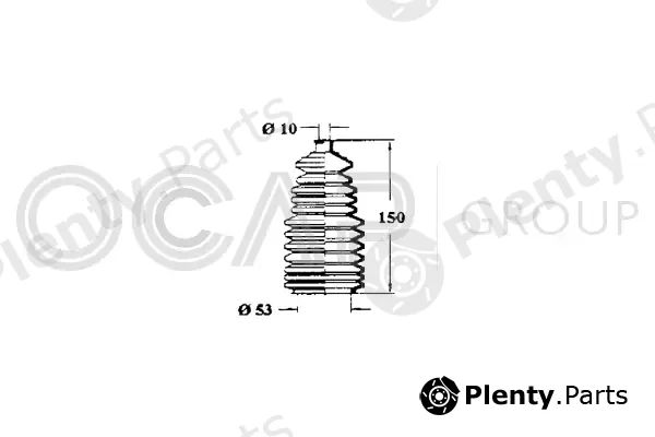 Ocap 1211136 — Bellow, steering