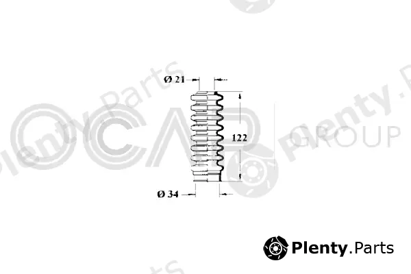 Ocap 1211083 — Bellow, steering