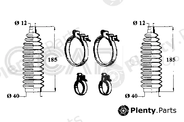 Ocap 0902527 — Bellow Kit, steering