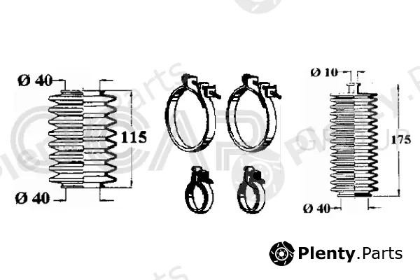 Ocap 0901679 — Bellow Kit, steering