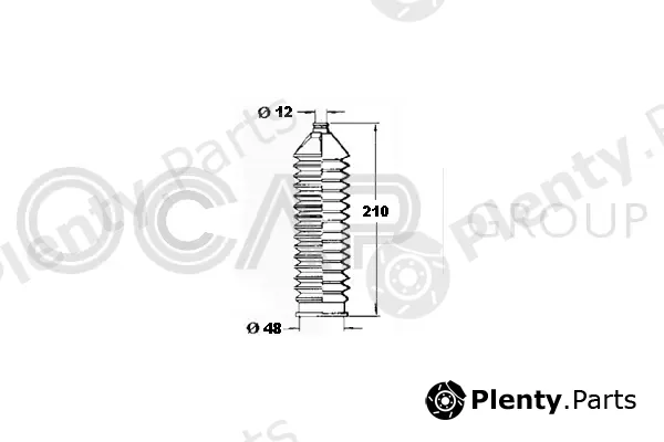 Ocap 1211371 — Bellow, steering
