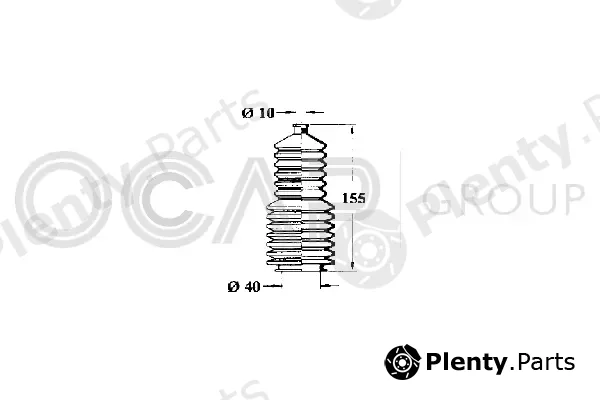 Ocap 1211127 — Bellow, steering