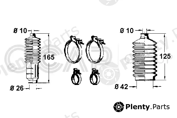 Ocap 0901159 — Bellow Kit, steering
