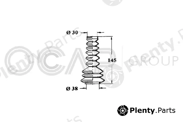 Ocap 1211104 — Bellow, steering