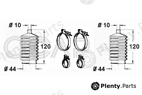 Ocap 0901638 — Bellow Kit, steering