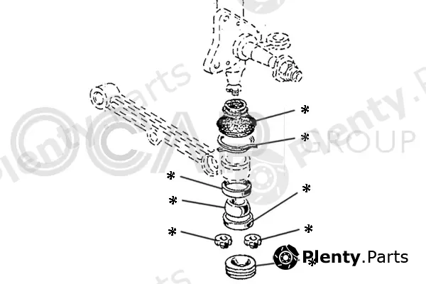 Ocap 0902267 — Control/Trailing Arm Kit, wheel suspension