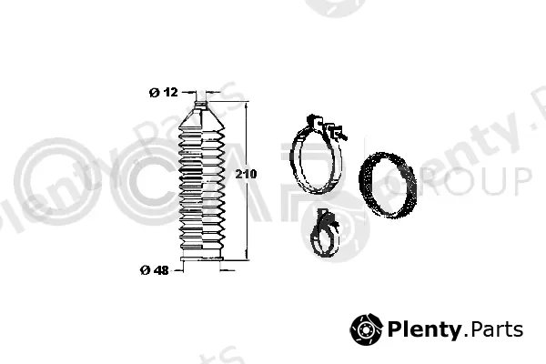 Ocap 0901810 — Bellow Kit, steering