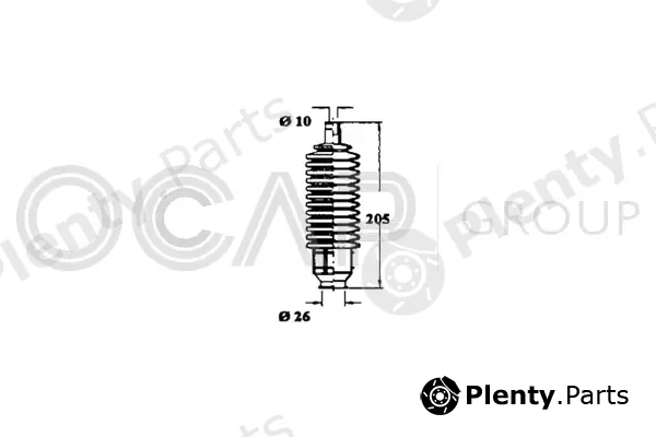 Ocap 1211071 — Bellow, steering