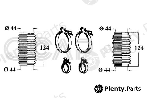 Ocap 0900324 — Bellow Kit, steering