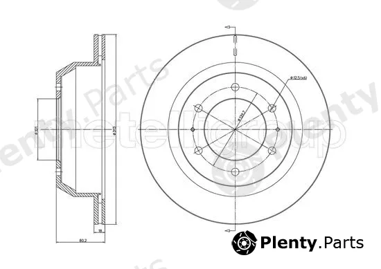 Trusting DF1490 — Brake Disc