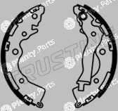 Trusting 253.727 — Brake Shoe Set