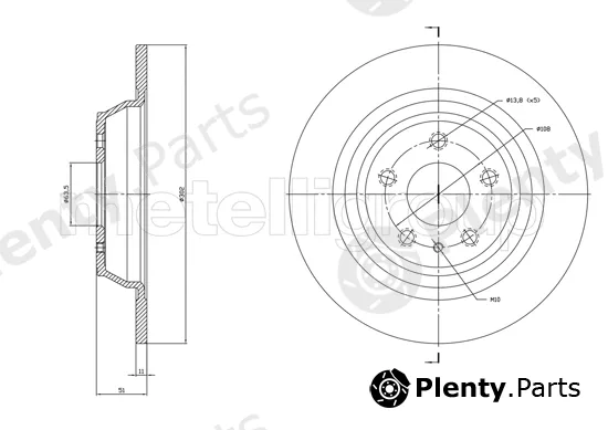 Trusting DF1786 — Brake Disc