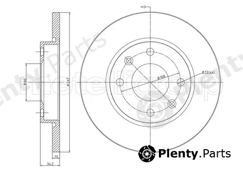 Trusting DF210 — Brake Disc