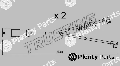 Trusting SU.188K — Warning Contact, brake pad wear