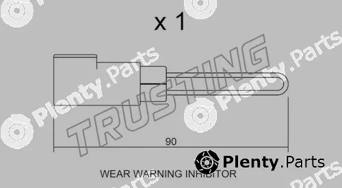 Trusting SU.258 — Warning Contact, brake pad wear