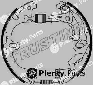 Trusting 6332 — Brake Shoe Set Kit premounted