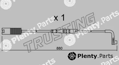Trusting SU.207 — Warning Contact, brake pad wear