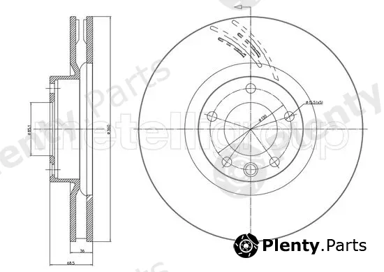 Trusting DF1448 — Brake Disc