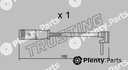 Trusting SU.330 — Warning Contact, brake pad wear