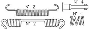 Trusting K373 — Accessory Kit, brake shoes